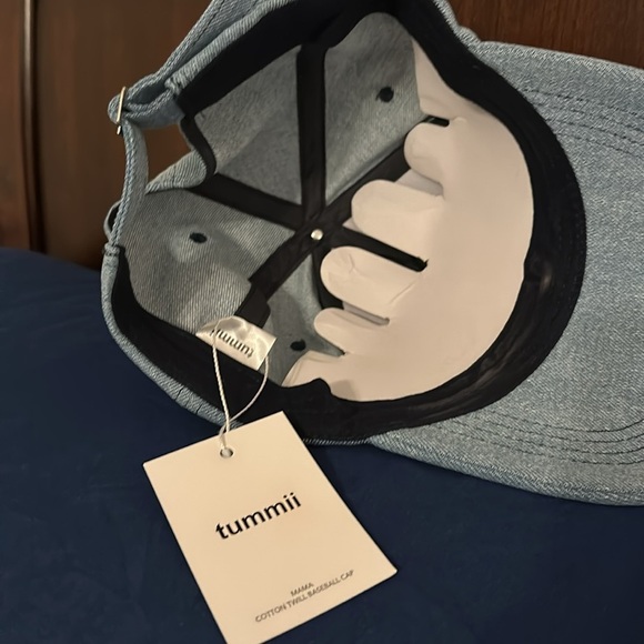 Tummii Mama Blue Denim Embroidered Baseball Hat Cap New with Tags New - Picture 2 of 3